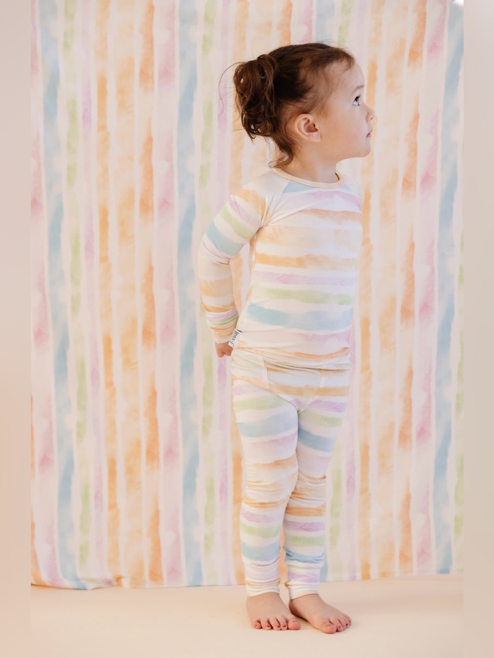 Joss + j - Sunset Stripes Bamboo Viscose
Lounge/Pajama Set | 18-24 Months